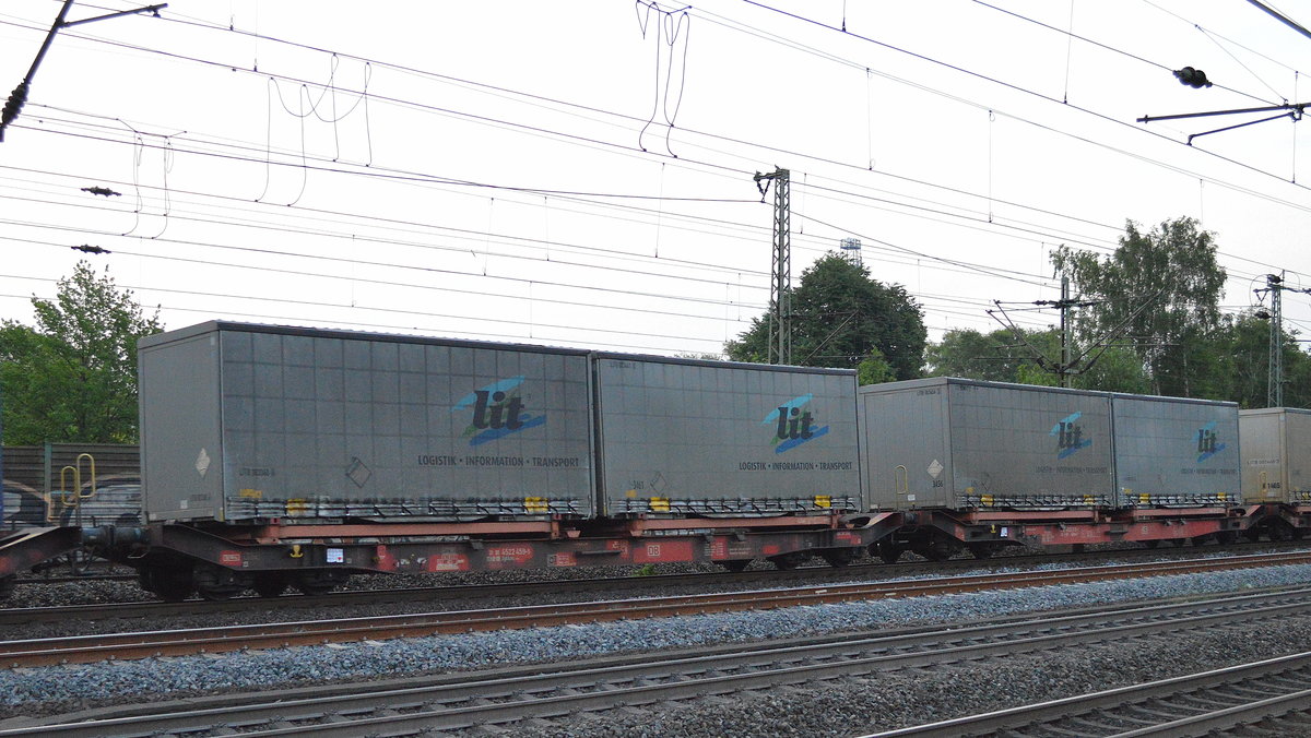 Wechselbrücken für LKW der Sped. lit LOGISTIK am 20.06.17 Hamburg-Harburg.