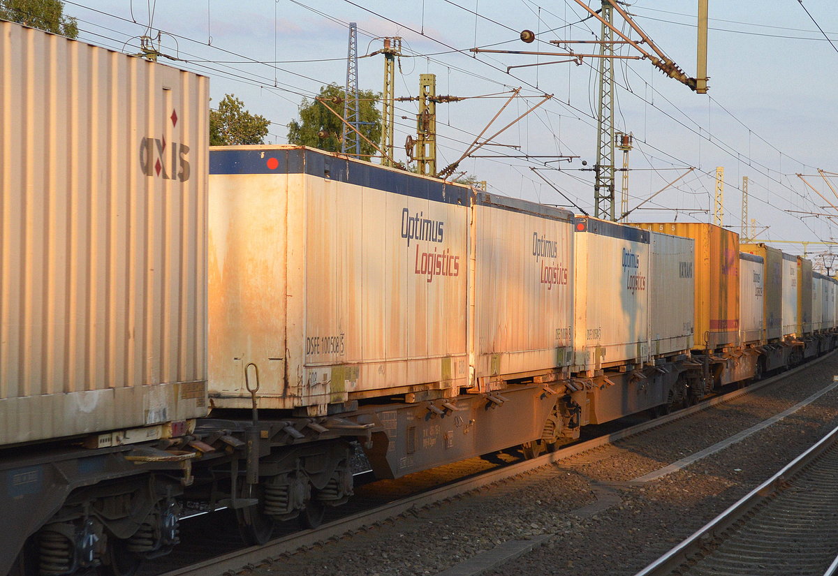 Wechselbrücken für LKW der Transport OPTIMUS LOGISTICS GMBH aus Essen am 19.06.17 Bf. Hamburg-Harburg.
