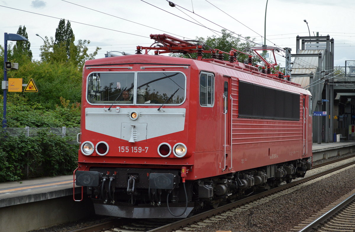 WFL 155 159-7 am 11.09.17 Durchfahrt Bf. Berlin-Hohenschönhausen.