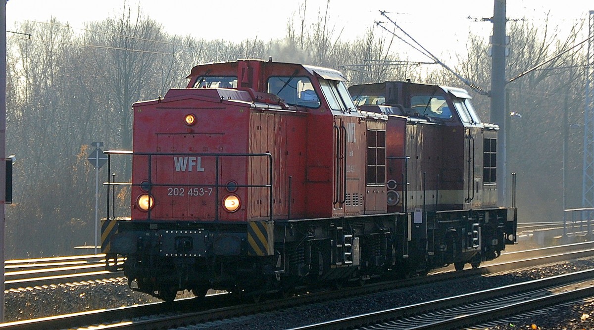 WFL 16 202 453-7 (203 217-5) + WFL 24 202 483-4 am 13.12.13 Berlin-Blankenburg.