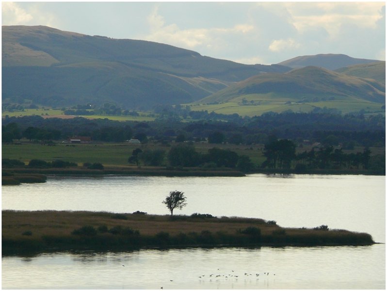Abendstimmung �ber einem See bei Glenfarg. (04.08.2008)