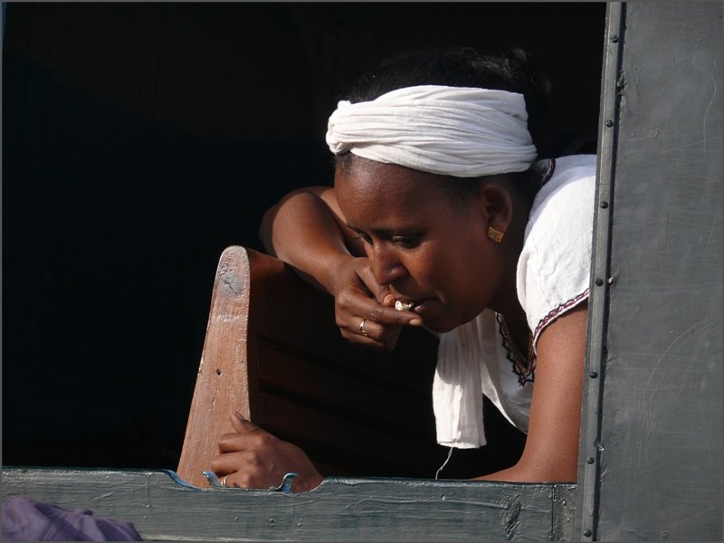 Fensterln beim 3.Klasse Wagen. (28.10.2008)
