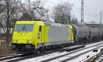Interessante in Deutschland neue Alpha Trains Mietlok f�r RHC t�tig, die ehemalige norwegische CargoNet Lok mit der Nr.
