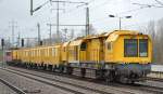 Schienenschleifzug SPENO RR 16 MS-2 (99 81 9127 002-9 A-RTS) mit Beiwagen gezogen vom einer DB 155 183-7 am 19.03.14 Bhf.