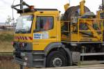 F�hrerkabine des Zweiwege-LKW MB ATEGO 1828 der Fa.
