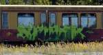 Graffiti an einer S9 am 28.08.14 Bhf.