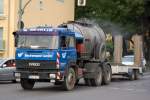�lterer IVECO Typ? LKW mit Asphaltkocheraufbau der Fa.