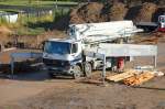 MB ACTROS Betonpumpem-LKW der Fa.