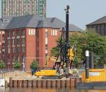 ABI 14 M/ 17 V Drehbohrsystem am 21.05.11 Berlin Humboldthafen gegen�ber Charit�