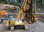 Ein LIEBHERR 954 Kettentr�geruntergestell mit dem BAUER BH 40 H Bohrsystem best�ckt der Fa.