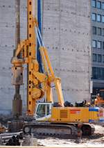 Hier noch ein Bild vom System BAUER BH 36 H auf der Gro�baustelle Joachinstaler Str.