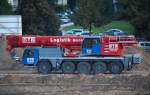 LIEBHERR F�nfachs LTM ? Fahrezeugkran von BTB am 13.09.12 Berlin-Pankow.