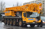 LIEBHERR LTM 1095-5.1 oder 1100-5.2? der Fa. MOBI-HUB am 22.02.17 Berlin-Marzahn.