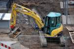 AMMANN YANMAR ViO57 Minibagger am 13.01.14 Berlin-Pankow.