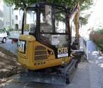 Ein CAT 301.7D Minibagger der Fa.DTB am 06.06.14 Berlin-Pankow.