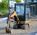 Leasingbaufahrzeug Minibagger CAT 301.6C, 11.06.10 S-Bhf.