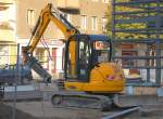 Mninbagger JCB 8045 ZTB, 23.10.10 Berlin Vinetastr.
