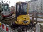 KOMATSU PC20MRX Minibagger, 05.11.12 Berlin-Pankow.