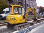 Minibagger KOMATSU PC45R am 25.10.07 Berlin Danziger Str.
