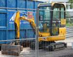 Ein KOMATSU Minibagger Typ?, 25.08.10 Berlin-Knobelsdorffstr.
