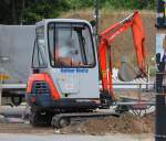 Minibagger KUBOTA KX41-2V der Fa.