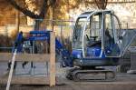 Minibagger neuson 1502 RD FOR, 10.11.08 Berlin-Pankow.