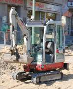 TAKEUCHI TB016 Minibagger, 22.08.11 Berlin-Pankow