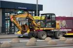 Schaeff HML 32 Mobilbagger (Leasingbaumaschine), 20.04.12 Berlin Beusselbr�cke.