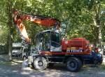TEREX TW190 Mobilbagger, 29.08.13 Berlin-Pankow.