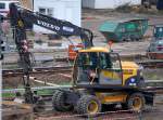 VOLVO EW140C Mobilbagger, 07.10.08 Gro�baustelle Berlin Ostkreuz.