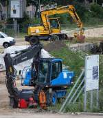 Ein VOLVO EW180C der Fa.