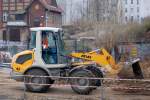 Radlader ATLAS Typ 65, 19.12.07 Gro�baustelle Berlin-Ostkreuz.