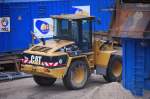 Ein CAT 914G Radlader, 24.01.12 Gro�baustelle Berlin-Ostkreuz.