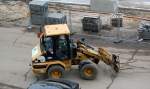 CAT 906 Radlader, 18.02.13 Berlin-Pankow.