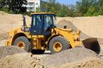 Radlader CAT 950H, Baustelle N�he S-Bhf.