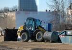 kramer ALLRAD 950 (HKL Leasingbaumaschine), 26.01.12 Gro�baustelle Berlin-Ostkreuz.