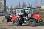 Ein O&K L? POWERLINE Radlader der Fa. DETRAHIMUS am 24.03.15 Großbaustelle Berlin-Ostkreuz. 
