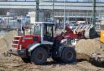 Nochmal der O&K L? Powerline Radlader der Fa. DETRAHIMUS am 10.04.15 Großbaustelle Berlin-Ostkreuz.