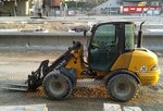 Ein VOLVO L25B Radlader im Juni 2016 Großbaustelle Berlin Ostkreuz.