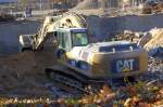 Raupenbagger CAT 352D am 25.11.11 N�he S-BHf.
