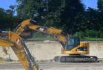 Ein CAT 321D L CR Raupenbagger der Fa.