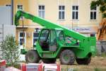 Ein MERLO Typ? Leasing-Teleskoplader, 16.05.11 Berlin-Pankow.