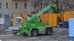 MERLO Teleskolader (Mietbaumaschine), 29.01.15 Großbaustelle Berlin Moabit.