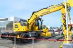Inno Trans 2014, ein Zweiwege-Bagger, der neue LIEBHERR 922 rail, 28.09.14