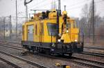 Oberleitungs- und Montagefahrzeug der BR 706 der DB Bahnbau Gruppe, 16.03.11 Bhf.
