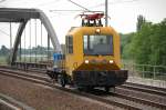 DB GAF 100R/H f�r Oberleitungsarbeiten Richtung Innenstadt, 31.05.12 Berlin-Pankow.