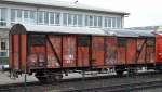 Ein Klassiker unter den G�terwagen, ein zweiachsiger gedeckter G�terwagen der DB, einst in den 60�rn waren �ber 10.000 im DB Fuhrpark vom Typ Gbs 254 jetzt ausgemusterter m�glicherweise noch als