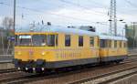 DB Gleismesszug 726 004-5 + 725 004-6 am 02.02.15 Bhf.