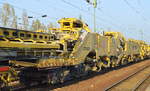Detailaufnahmen der Plasser & Theurer Schnellumbaumaschine SUM 315  B�ffel  (99 80 9211 005-0 D-DB) am 16.10.17 Bf.