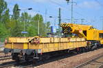 Kranschutzwagen der DB Bahnbau Gruppe mit der Nt.